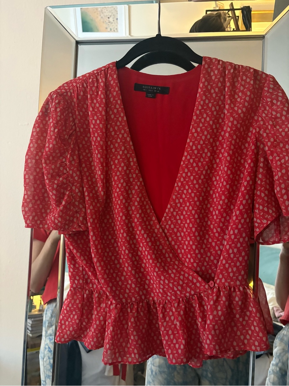 AllSaints Red Top